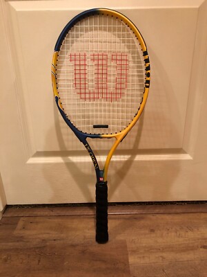 Raquette De Tennis Wilson US Open Neuve - Taille De Poignée 4 3/8 (L3) - Tension 50-60 LB - Couverture Graphite