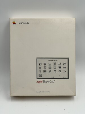 Vintage APPLE HyperCard Software For Macintosh M0556