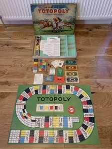 Vintage Waddingtons Totopoly Fun Family Board Game Horse Racing Complete Ebay