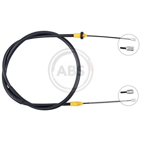 A.B.S. Handbremsseil Bremsseil Links Rechts FüR Peugeot 206 SchräGheck-image
