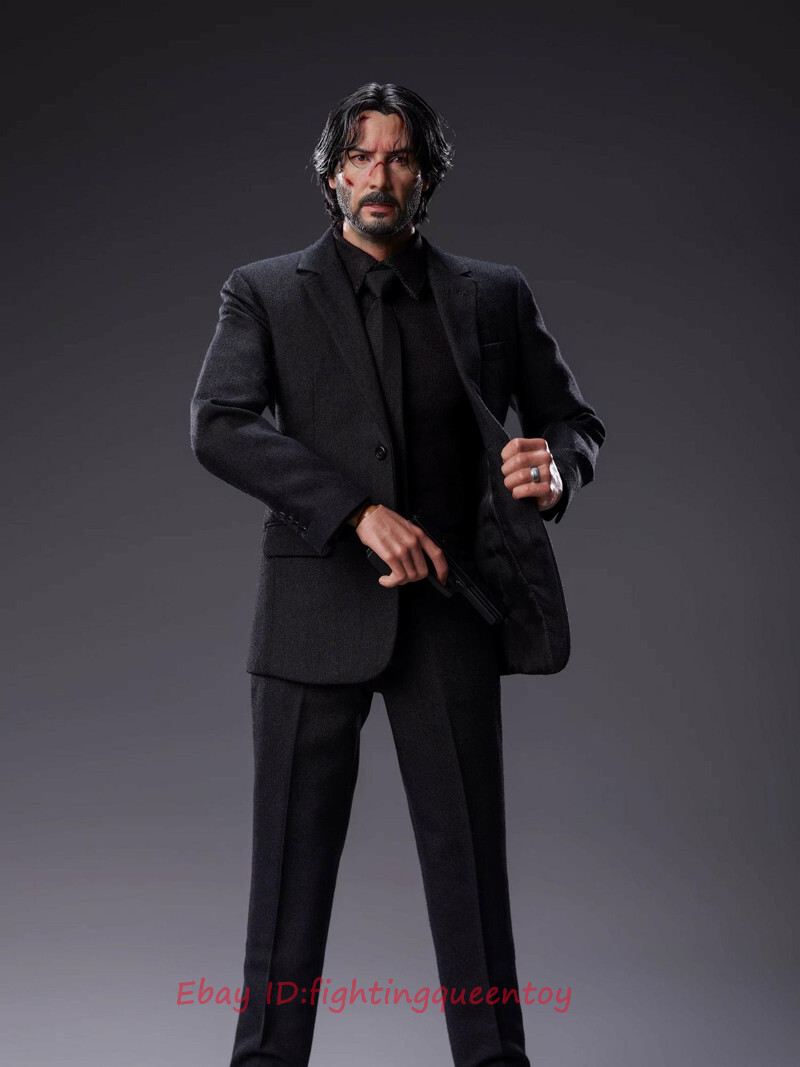 reeves keanuさま専用 TOPO TP009 Keanu Reeves Black Shirt Black Suit 1/6 Clothes