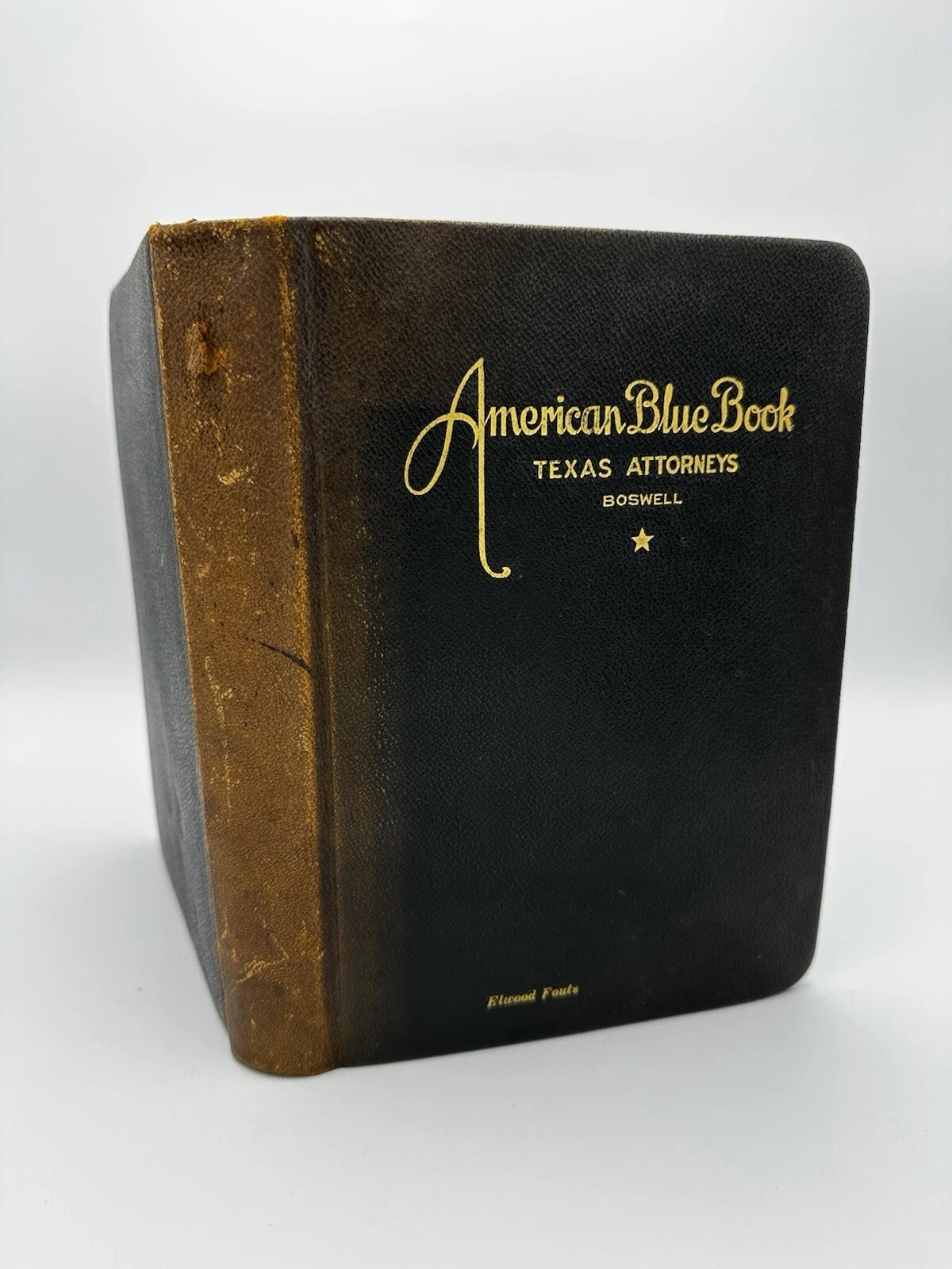 Livre bleu américain 1926 Texas Attorneys H J Boswell édition limitée 1/150 loi rare