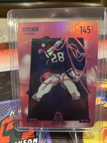 2024 Bo Jackson Battle Arena STITCHER Johnathan Taylor BGBF-44 GUM SSP Case Hit!