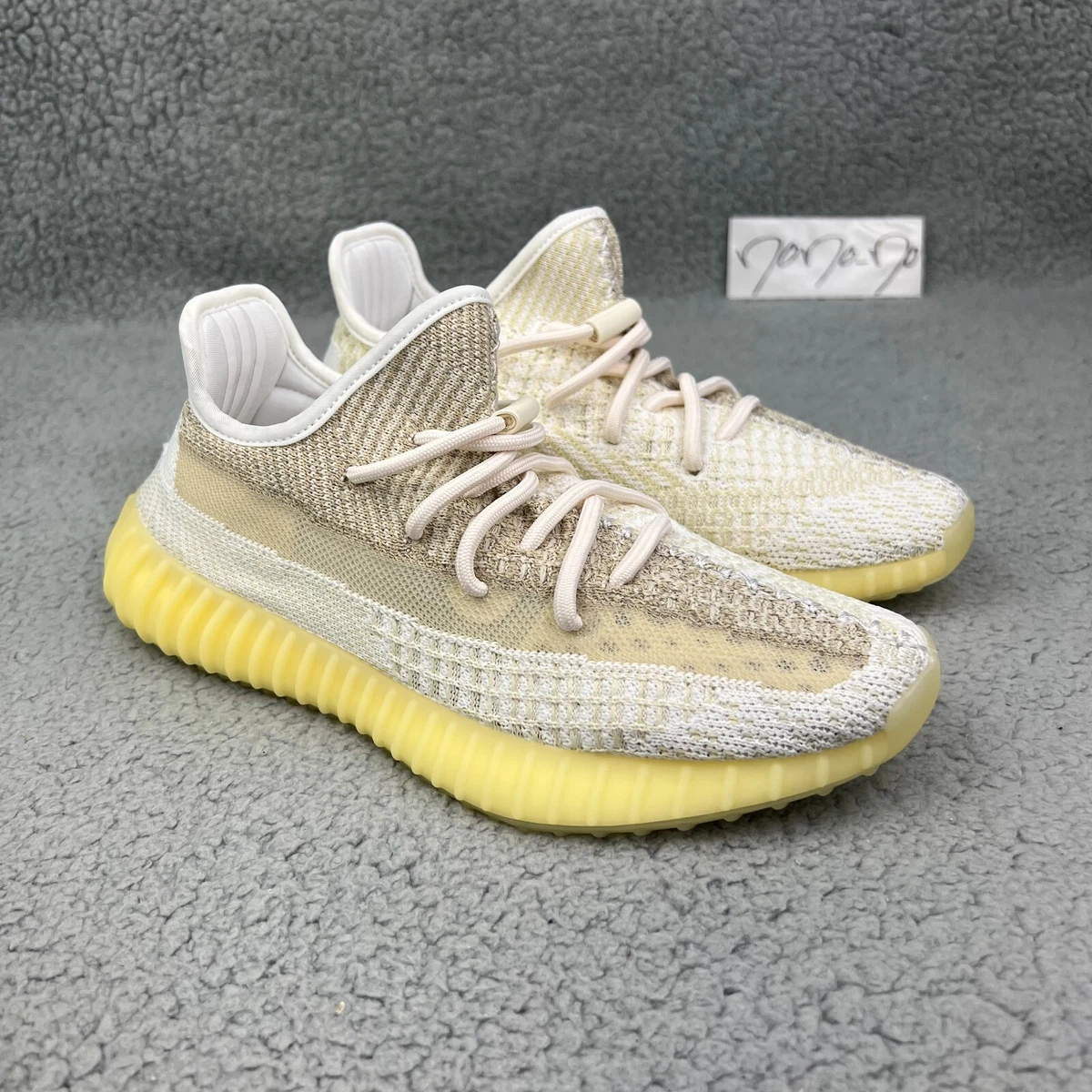 Yeezy Boost 350 V2 Natural Mens 6.5 Shoes White Adidas 2020 Kanye West Sneakers