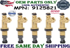 GENUINE Denso BRAND NEW PACK OF 5 (5x) Fuel Injectors for 1999 Volvo S70 2.5L I5