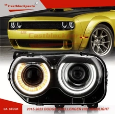 Left Porjector Headlight For 2015-2023 Dodge Challenger Left HID Lamp 68378877AB