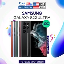 New Samsung Galaxy S22 Ultra 5G 128/256/512GB SM-S908U1 Factory Unlocked GSMCDMA