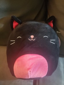 NWT Squishmallows Halloween 2020 Catarina Black Cat Hot Pink Belly Ears 734689209491 | eBay