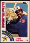 1984 Topps Tiffany #392 Andre Dawson NM+++ Expos