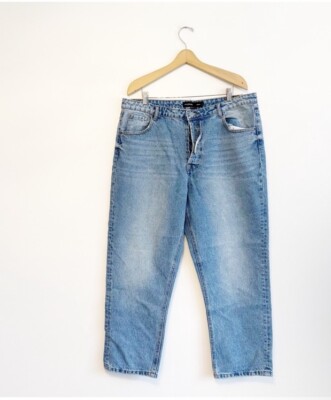 Women's LONG TALL SALLY NWT new edit straight leg jeans-blue-Size 16 Tall 