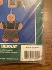 Vtg Bernat Stitchery Gingerbread Treats Fabric Applique Kit Xmas Ornaments New — photo 4