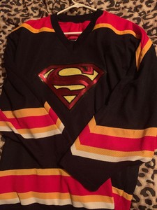 superman hockey jersey
