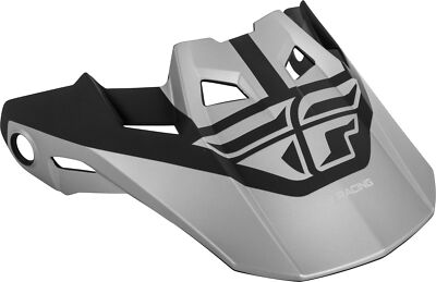 Fly Racing Formula Visor Matte Black/Silver Md 73-47202M
