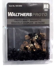HO Scale Walthers Proto 920-6002 Proto MAX Magnetic Knuckle Couplers 20 pr