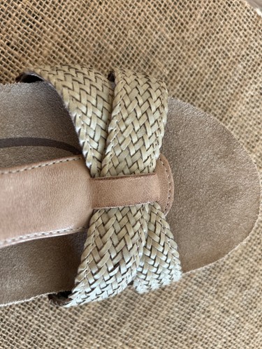 New w/o Box ABEO Urmy Neutral/Beige Cork Wedge Comfort Sandals Size 7 Narrow - Picture 9 of 9