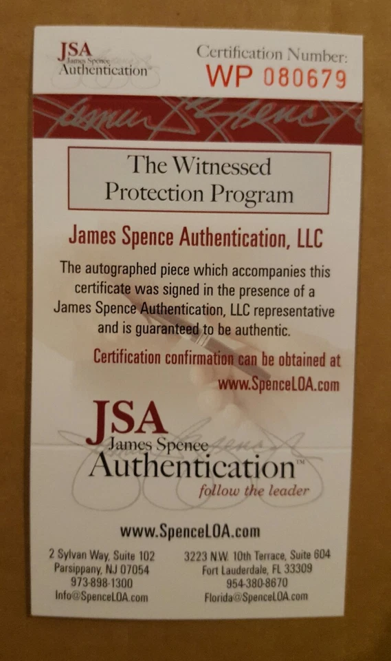 JORDAN REED WASHINGTON REDSKINS AUTOGRAPHED JERSEY FRAMED JSA COA - Image 4 of 4