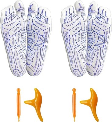 2 pairs Socks with Trigger Point Massage Tool, Foot Pain Relief men/women