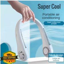 Portable Neck Fan USB Rechargeable Wearable L...