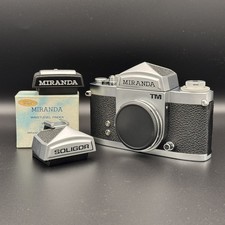 Miranda TM 35mm SLR Camera Body, M42, Working Meter, New Seals, 3 Viewfinders