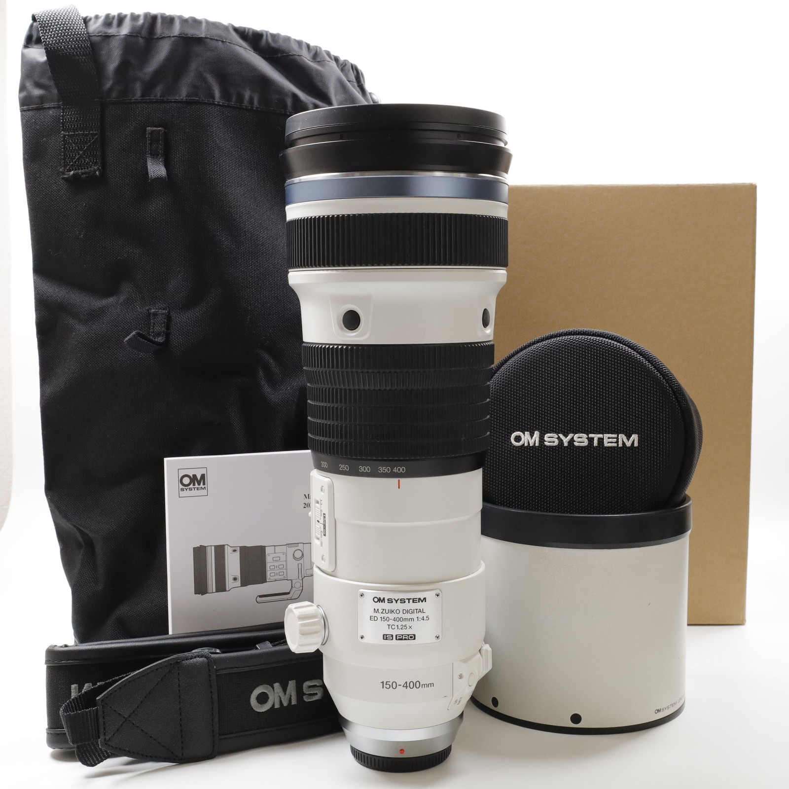 Objetivo OM SYSTEM M.Zuiko 150-400mm F4.5 IS PRO Con Teleconvertidor Integrado 1.25x - Para Cámaras Micro 4/3