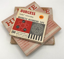 VTG Hi-Tone Magnetic Recording Tape New Old Stock 2 Empty Reels Full Frequency