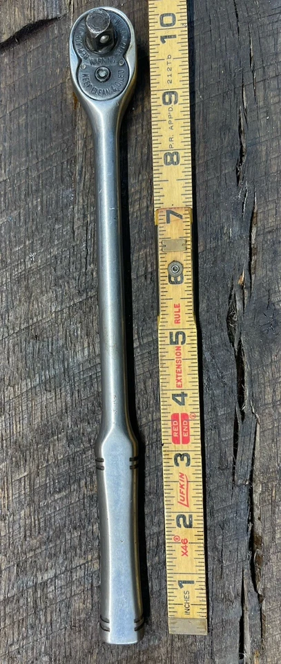 Armstrong 11-904 3/8 Drive Ratchet Long Handle Rare Vintage USA Made 🇺🇸 - Image 4 of 4