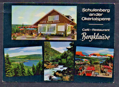 L035# AK Ansichtskarte Restaurant Bergklause Schulenberg, 3396 ALTENAU, 15.07.74