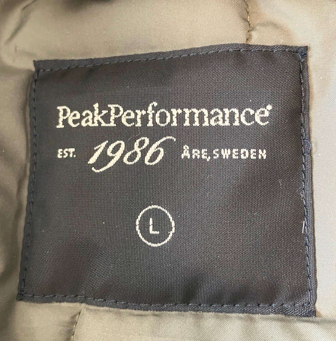 Peak Performance Groa J Women’s Parka Jacket Size L Navy Winter Coat image 3
