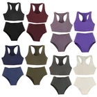 1:12 Scale Sports Bra Shorts Set Outfit Dress up Soft Props Miniature Doll