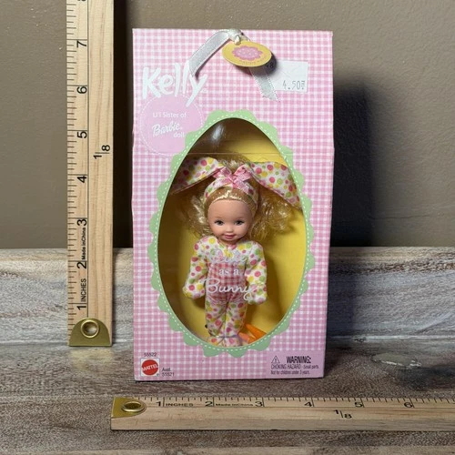 Vintage Kelly Barbie Cute As A Bunny Easter Doll 55922 Mattel Blonde Kelly Club