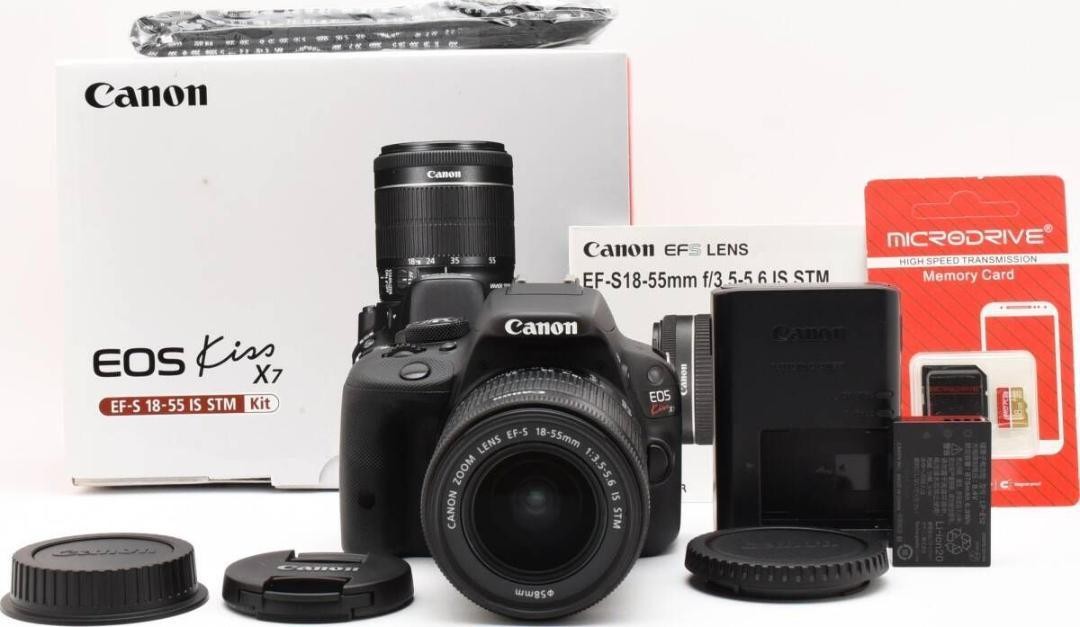 F18[6563]15★美品★ Canon EOS Kiss X7 レンズキット F18 6563 15 Canon Eos Kiss X7 Lens Kit | eBay