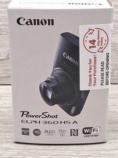 Canon PowerShot ELPH 360 HS A Silver Digital Camera 20.2MP - Newest Release