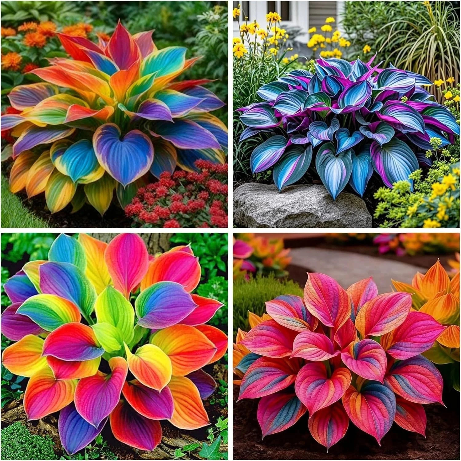220+ Mixed Color Hosta Seeds for Planting - Hostas Seeds Rare Perennial