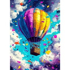 Sky Diamond Art Kit for Adults Colorful 5D DIY Painting Wall Decor Craft Set
