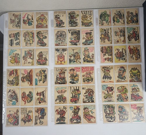 Vintage 1970's Donruss Odder Odd Rod Trading Cards Lot of 58 Collector Hot Rod - Picture 1 of 10
