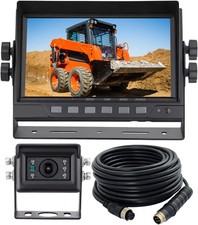 Night Vision Backup Camera for Tractor Truck Excavator 7 Inch
