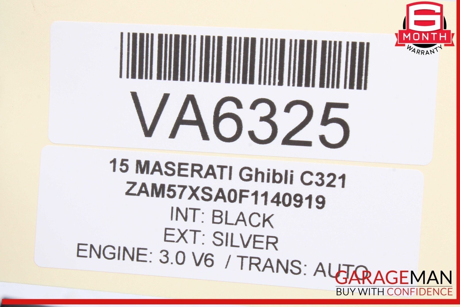 Maserati Ghibli 2014-2022 Rear Right Seat belts Set