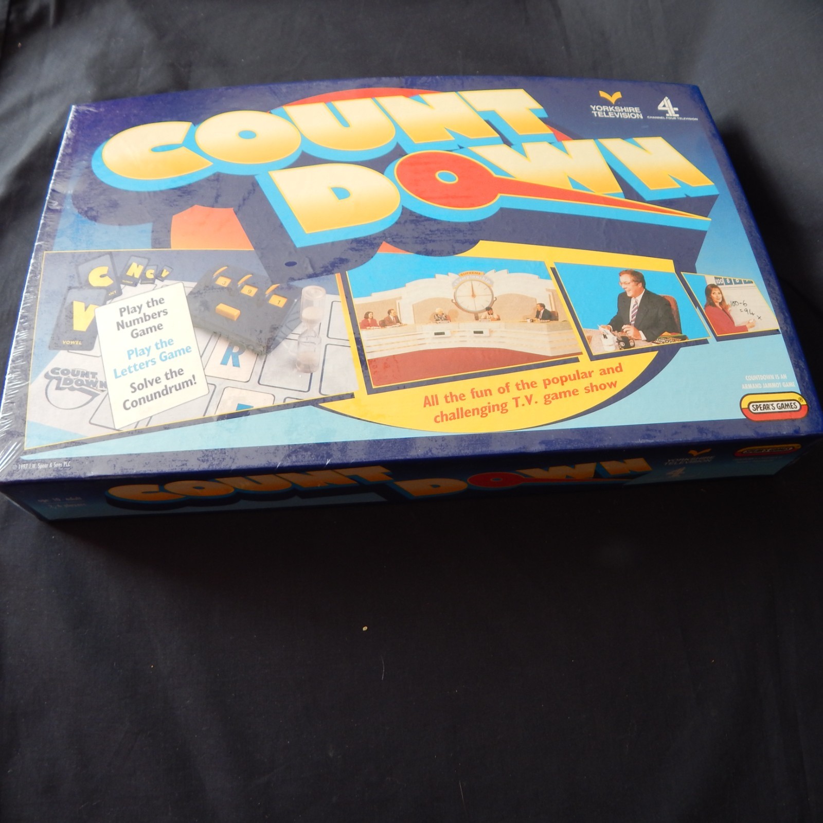 Vintage Countdown Family Board Game Spear's Games NEW SEALED Richard Whitely