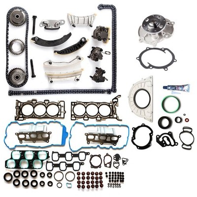 For 07-08 Saturn Outlook Acadia 3.6L Timing Chain Kit Full Gasket Set Water Pump