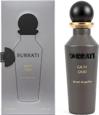 Surrati Gray Oud Extrait De Parfum 150ml Spray BRAND NEW & SEALED