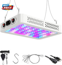 1000W LED Grow Light for Indoor Plants Full Spectrum, Upgrade Dual Chips and Dua