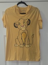 Disney The Lion King Kids' Yellow Simba Graphic Tee, Youth XXL