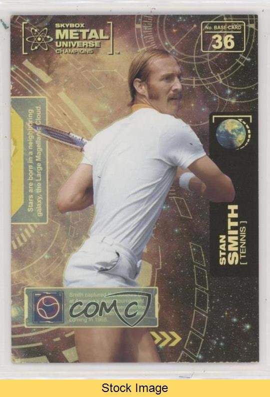 2021 Skybox Metal Universe Champions Gold Spectrum Stan Smith #36 HOF READ 5x5