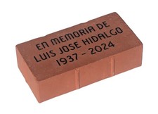 Custom Laser Engraved Brick, Personalized Memorial Brick Paver, Custom Text
