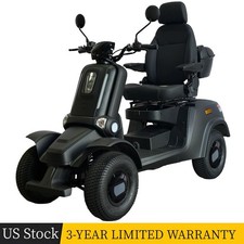 Heavy Duty 4-Wheel Mobility Scooter for Senior Adult 1000W 15MPH 500LBS Capacity