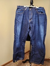 Rocawear Roc Denim Jeans Mens 42x34 Dark Blue Baggy Loose Fit NWOT
