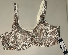NWT 1st  Curve Cheetah print and lace bra size 36DD Sunset underwire y42bm401 