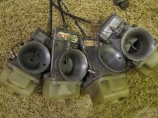 1970's 1980's Lectron Set of 4 Racing Carburetors 40mm Flatslide Carbs CB GS KZ