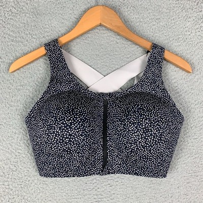 Lululemon Enlite Sports Bra 34E Double Dimension Starlight Zip Up High Support