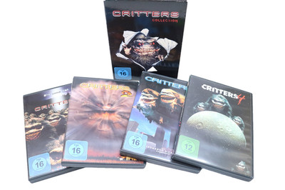 Critters Collection   4-teilige Horror-Kult-DVD-Box   gebraucht, vollständig, se
